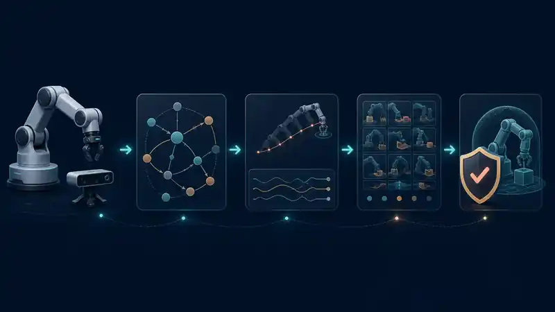 로봇암과 센서에서 데이터 기록과 안전 검증으로 이어지는 현재 Physical AI 학습 흐름